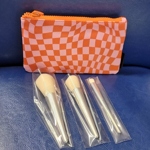 Sephora Collection Mini Brush Set NEW with Makeup Pouch 2 of 2 - Picture 4 of 10